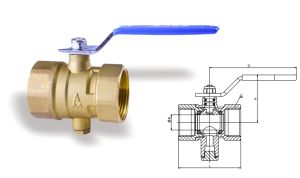 2229黄铜测温球阀 Q11F-16T