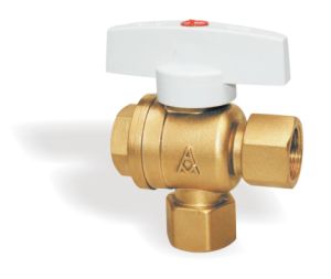 258黄铜暖气三通球阀 Q15F-16T