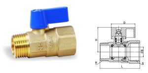 297B黄铜球阀 Q31F-16T