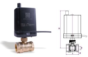 6708远程控制电动球阀 Q91F-16T