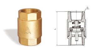 410黄铜立式止回阀 H12X-16T