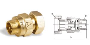 420黄铜水表止回阀(表前) H22X-16T