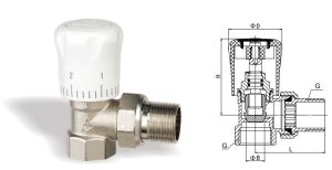 373黄铜暖气直角阀 JN-TN15~32