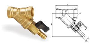 602黄铜排污过滤器 SY11-16T