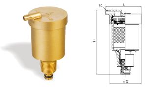 728黄铜自动排气阀(过滤型) B725X-16T