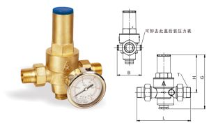 745黄铜可调式减压阀 Y22X-16T