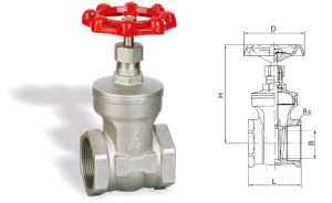 8120/8123 不锈钢闸阀 Z15W-16R/Z15W-16P