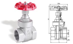 8135不锈钢闸阀 Z15W-16P