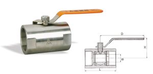 8252不锈钢球阀 Q11F-16P