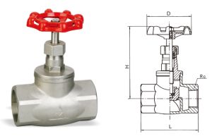 8330/8333不锈钢截止阀 J11W-16R/J11W-16P