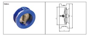 9406A 双瓣止回阀