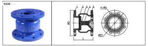 9430 球铁法兰消声止回阀